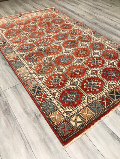 Pakistan Kazak Shirwan Hand Knotted Wool 5x7