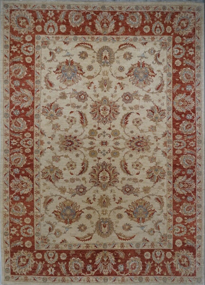 Pakistan Ziegler Hand Knotted Wool 9x11