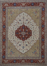 Pakistan Ziegler Heriz Hand Knotted Wool 8x10