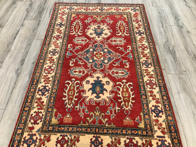 Pakistan Kazak Hand Knotted Wool 4x7