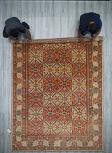 Pakistan Kazak Hand Knotted Wool 9x12