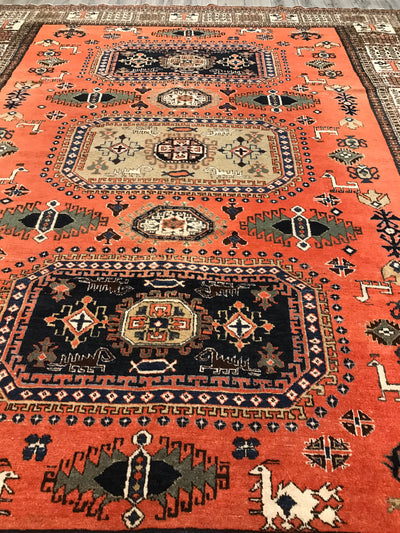 Persian Antique Ardbil Hand Knotted Wool 10x12