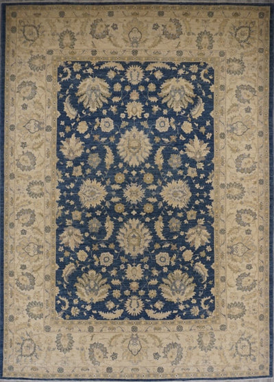 India Ziegler Hand Knotted Wool 9x12