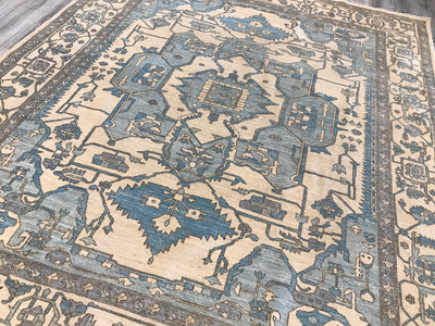 Pakistan Ziegler Heriz Hand Knotted Wool 8x10