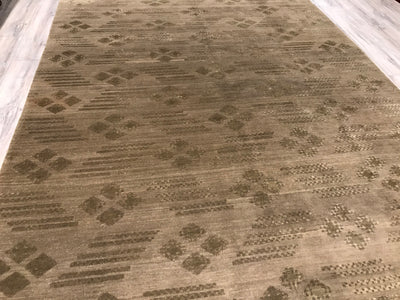 Tibet India Modern Hand Knotted Wool 8X10