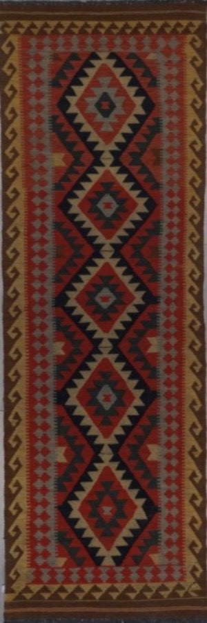 Afghanistan Killim Hand Woven Wool  3x10