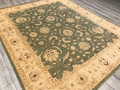 Pakistan Ziegler Hand Knotted Wool 8x10