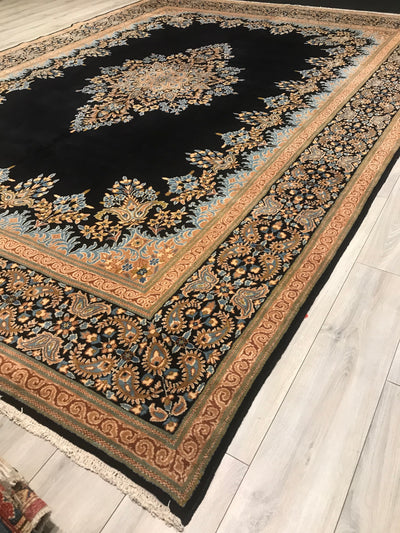 Persian Old Kerman Hand Knotted Wool 10x13