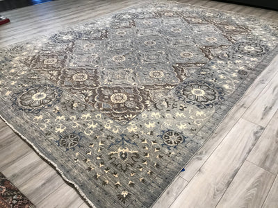 Pakistan Ziegler Hand Knotted Wool 10x14