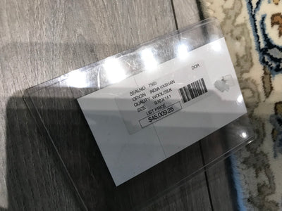 India Kashan Hand Knotted Wool & Silk 10x14