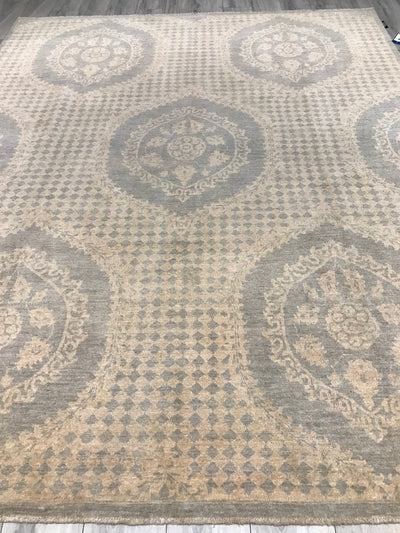 Pakistan Ziegler Hand Knotted Wool 8x10
