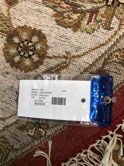 India Ziegler Hand Knotted Wool 6x6