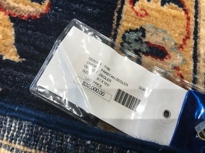 India Ziegler Hand Knotted Wool 9x12