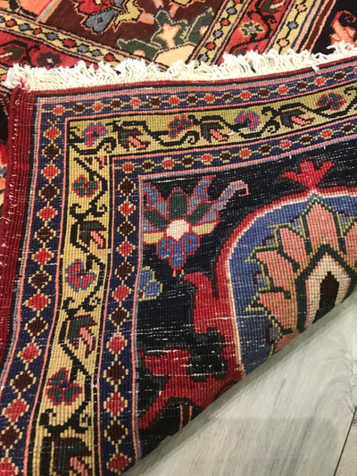 Persian Old Heriz Hand Knotted Wool 13x19