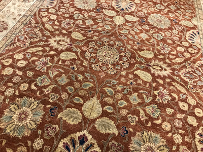India Chastan Hand Knotted Wool 10x14