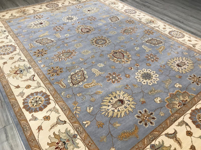 India Ziegler Hand Knotted Wool 9x12