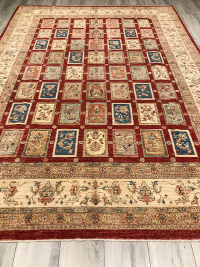 Pakistan Baktiari Hand Knotted Wool 7x10