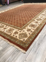 India Dimora Hand knotted Wool 9x12