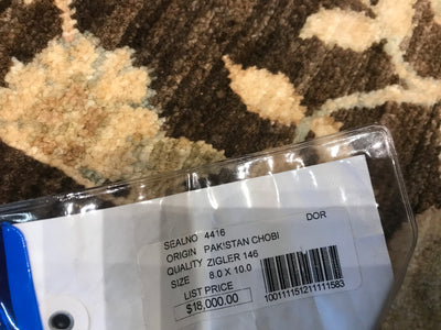 Pakistan Ziegler Hand Knotted  Wool 8x10