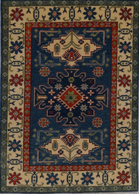 Pakistan Kazak Hand Knotted Wool 4x6