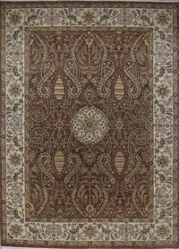 India Mountain King Hand Knotted Wool 9x12