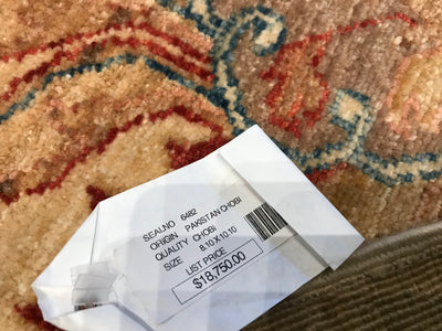 Pakistan Ziegler Hand Knotted Wool 9x11