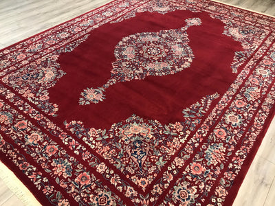 China Kerman Hand Knotted Wool 9x12