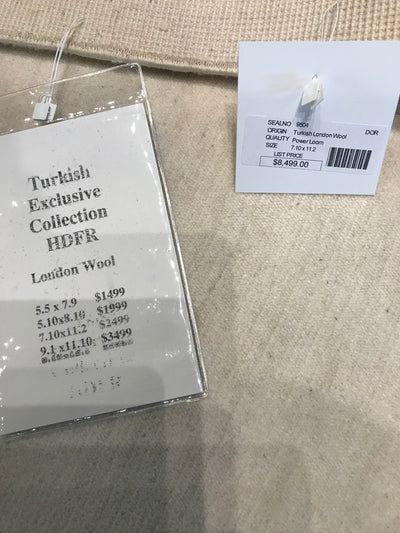 Turkish London Power Loom Wool 8x11