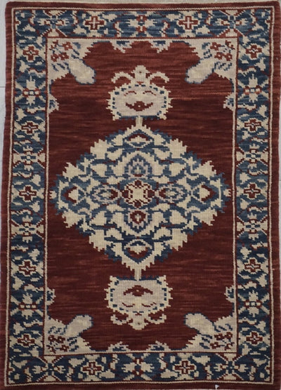 China Oushak Hand Knotted Wool 3x5