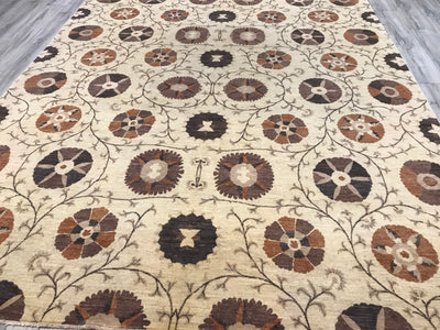 Pakistan Tibet Hand Knotted Wool 9x12