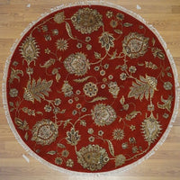 India Magnolia Jaipur Hand Knotted Wool 6X6