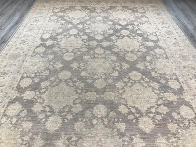 Pakistan Ziegler Hand Knotted Wool 9x12