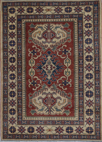 Pakistan Kazak Hand Knotted Wool 4x6