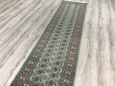 Pakistan Bokhara Hand Knotted Wool 3X10