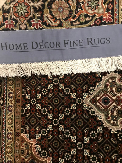 India Tabriz Mahi Hand Knotted Wool & Silk 5x7