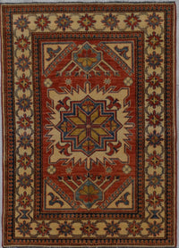 Pakistan Kazak Hand Knotted Wool 4x6