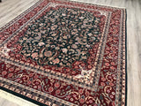 India Kashan Hand Knotted Wool 8X10