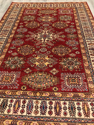 Pakistan Kazak Shirwan Hand Knotted Wool 6x8