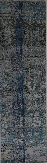 India Modern Hand Knotted Wool 3X10