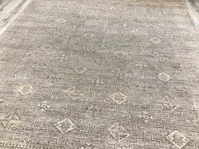 Pakistan Ziegler Kazak Hand Knotted Wool 9x12