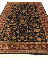 India Jaipur Hand knotted wool 6x9