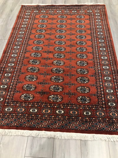 Pakistan Bokara Hand Knotted Wool 4x6