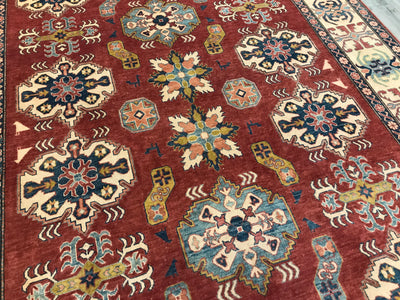 Pakistan Kazak Hand Knotted Wool 9x12