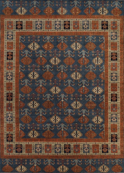 India Kazak Hand Knotted Wool 8X10