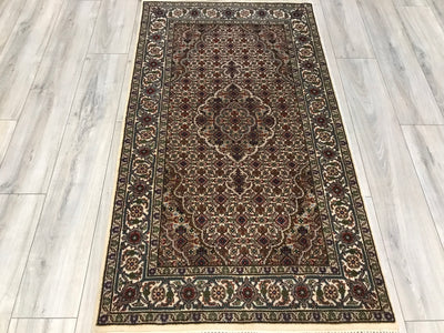 India Tabriz Mahi Hand Knotted Wool 3x5