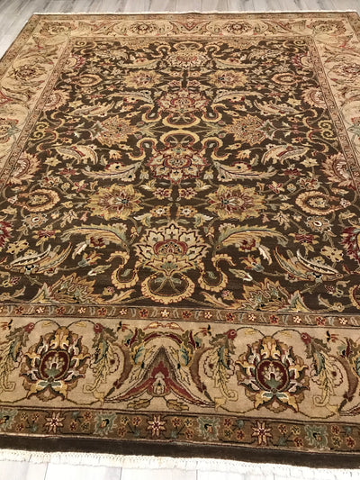 India Dimora Hand Knotted Wool 8x10