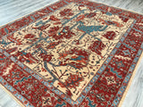 Pakistan Ziegler Hand Knotted Wool 8x10