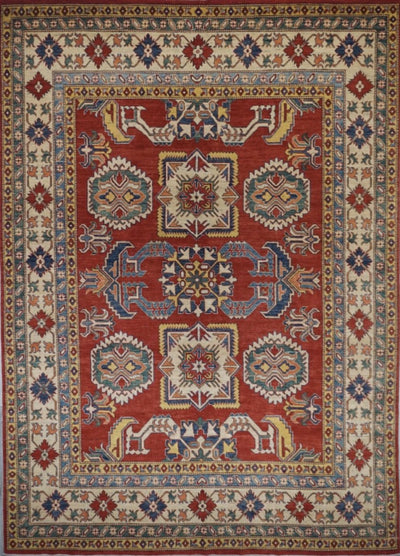 Pakistan Kazak Hand Knotted Wool 9x12