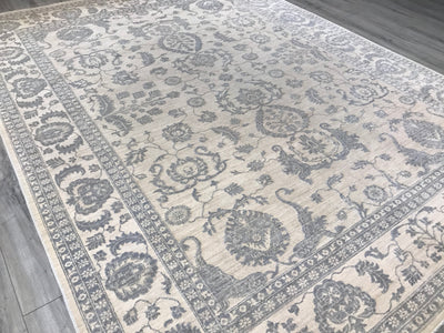 Pakistan Ziegler Hand Knotted Wool 9x12