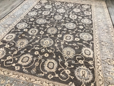 Pakistan Ziegler Hand Knotted Wool 9x12